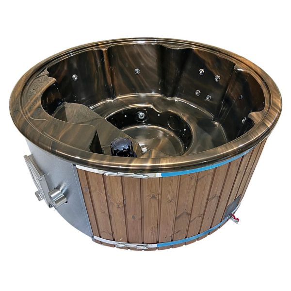 Acryl Hot Tub JADE 225cm braunmarmorierte Wanne